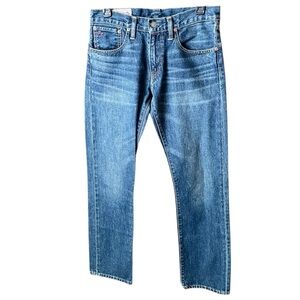 Polo Ralph Lauren Varick Slim Straight men’s jeans pockets zip 28 30 medium wash